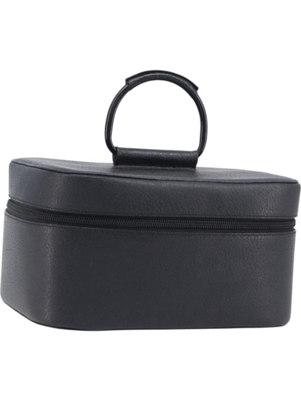 GUCCI Vanity Pouch Leather Black Silver 039 1705 0710